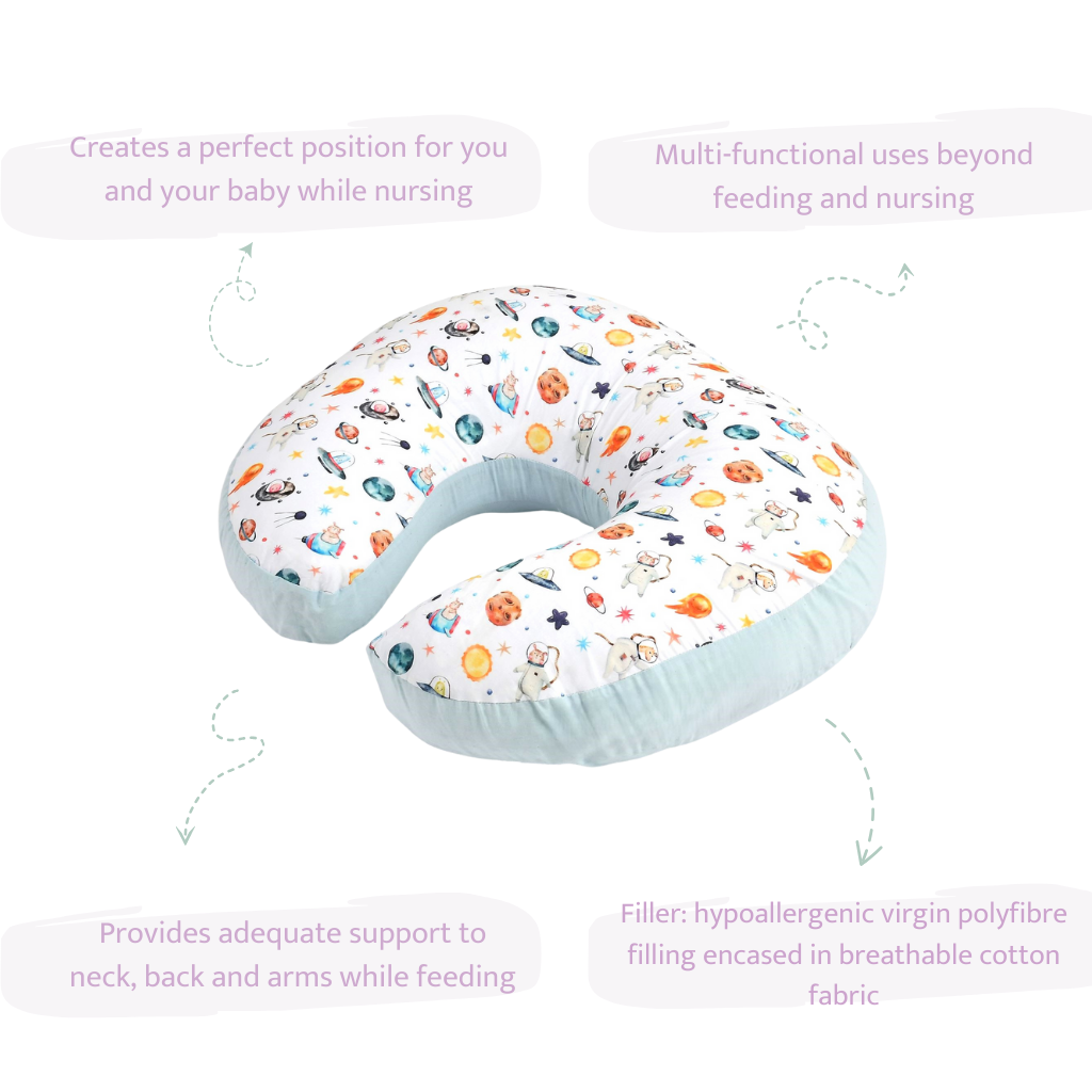 Pets of the Galaxy Feeding Pillow