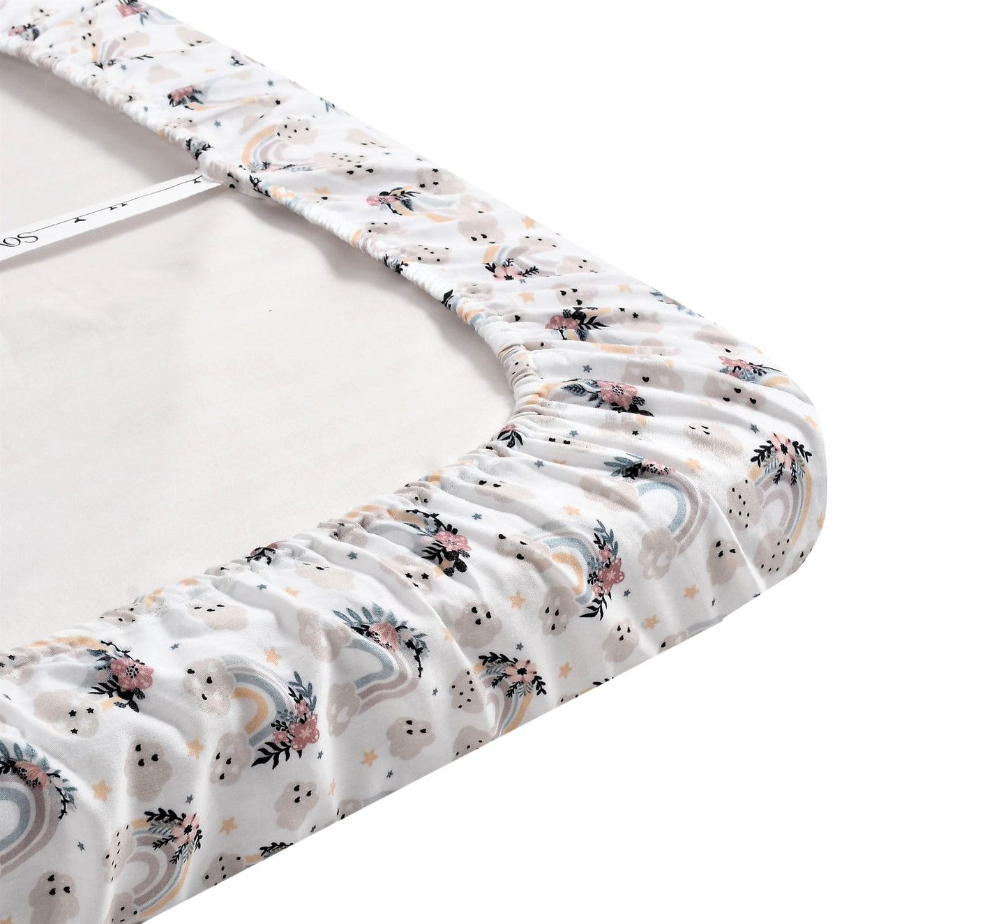 Rainbow Fitted Cribsheet