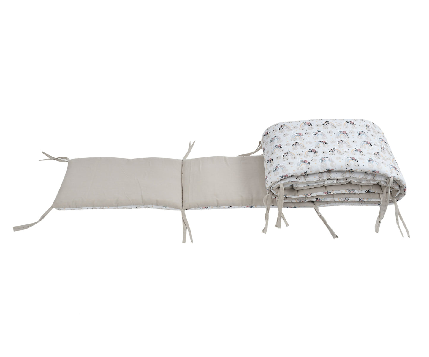 Rainbow Vibes Reversible Cot/Crib Bumpers