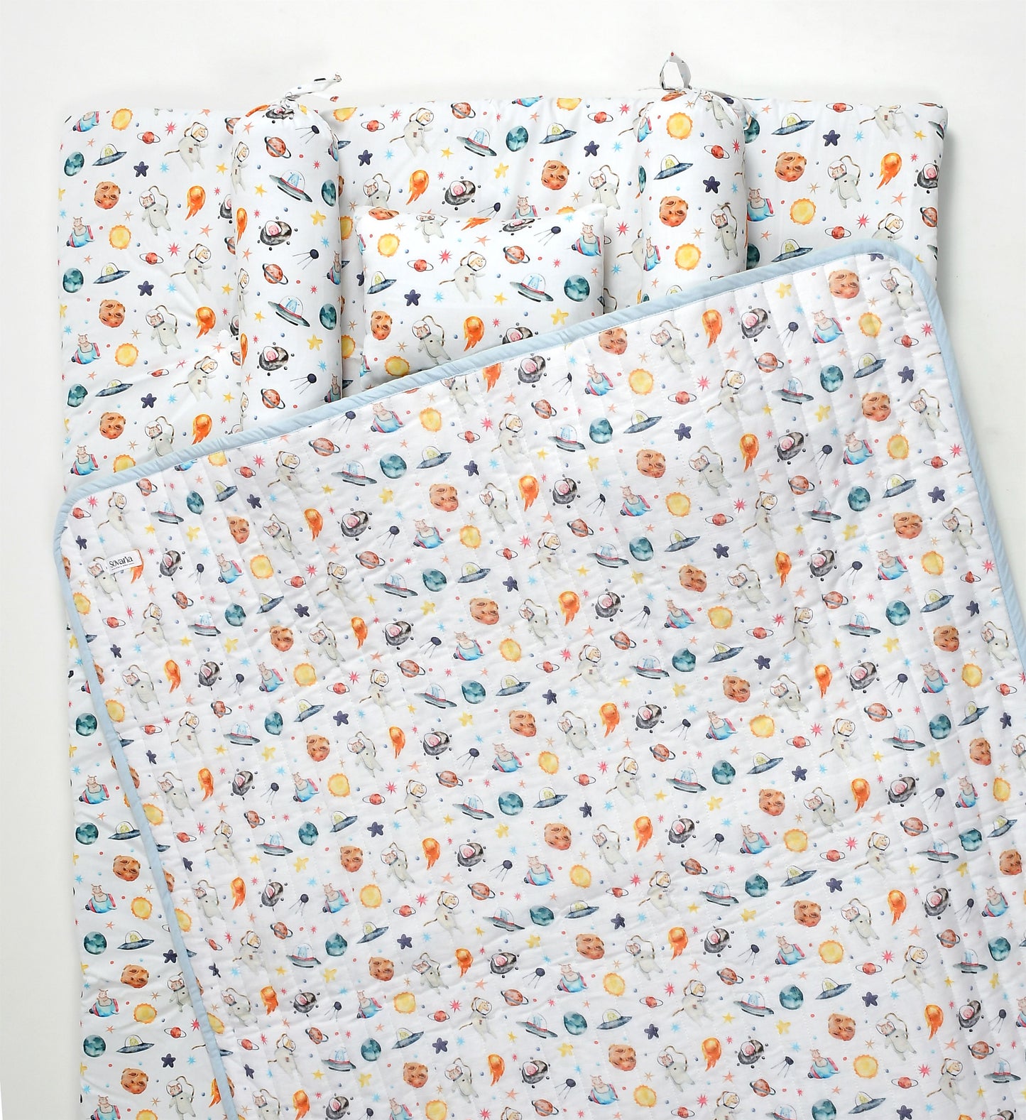 Pets of the Galaxy Bedding Set