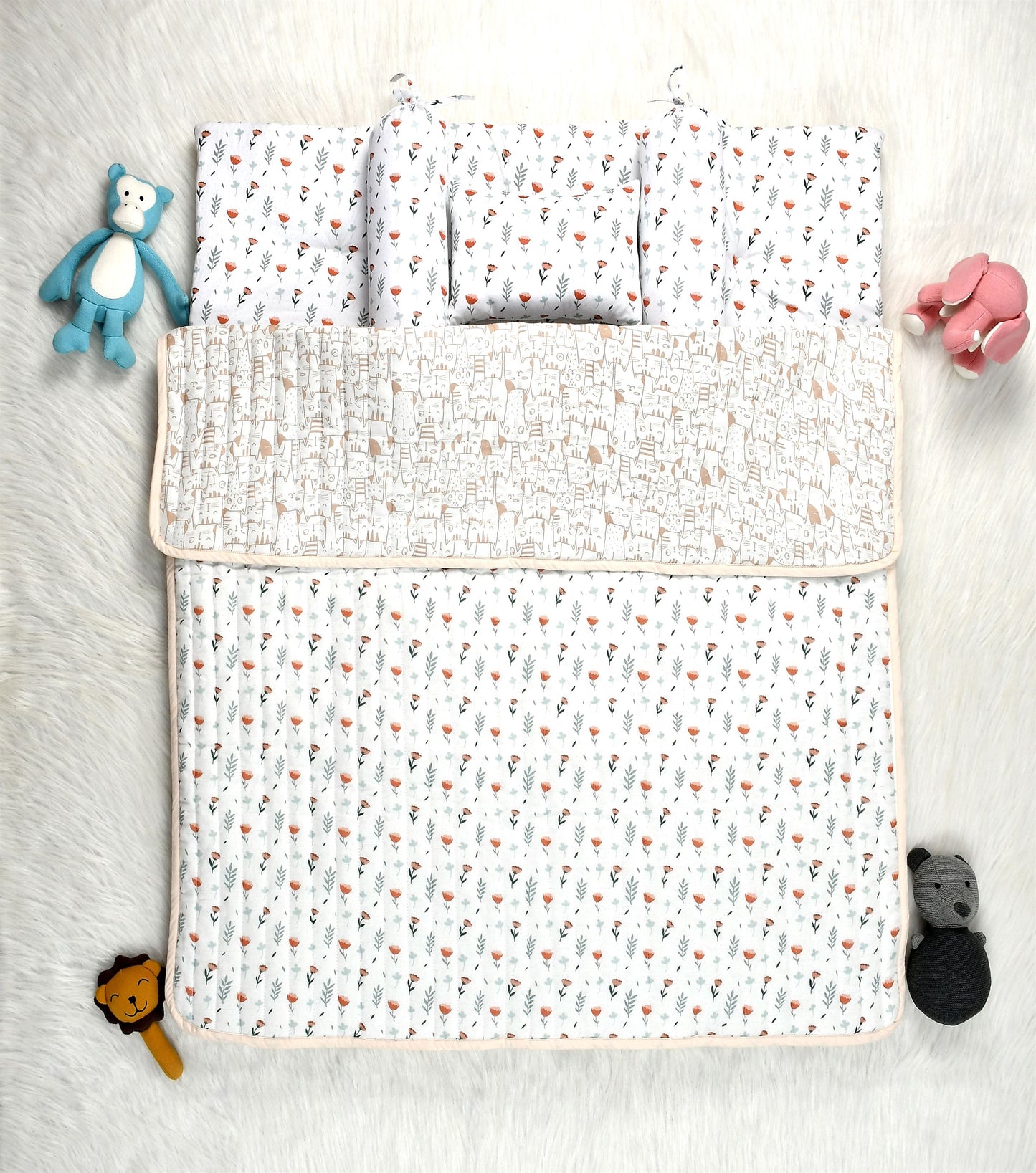 Ferns & Roses Bedding Set