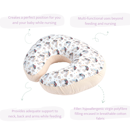 Rainbow Vibes Feeding Pillow