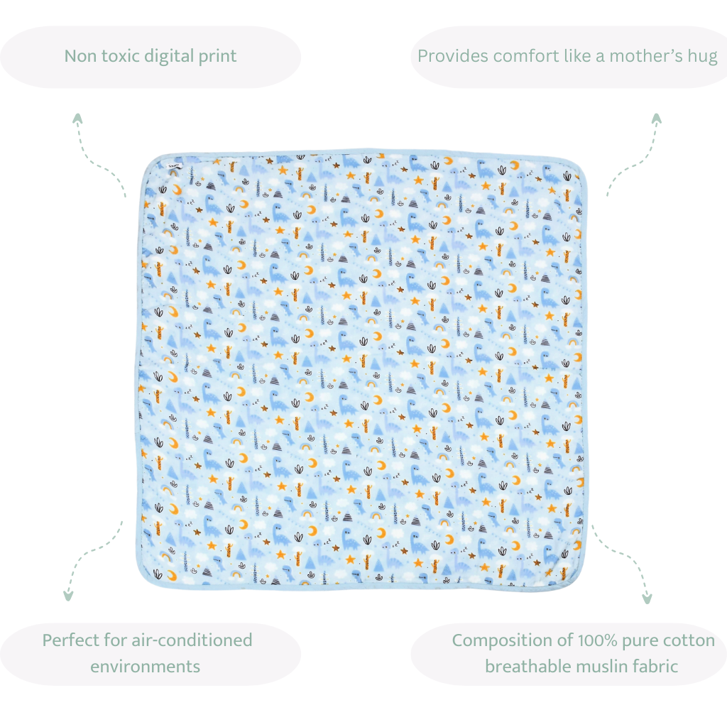 Dinoland Muslin Blanket