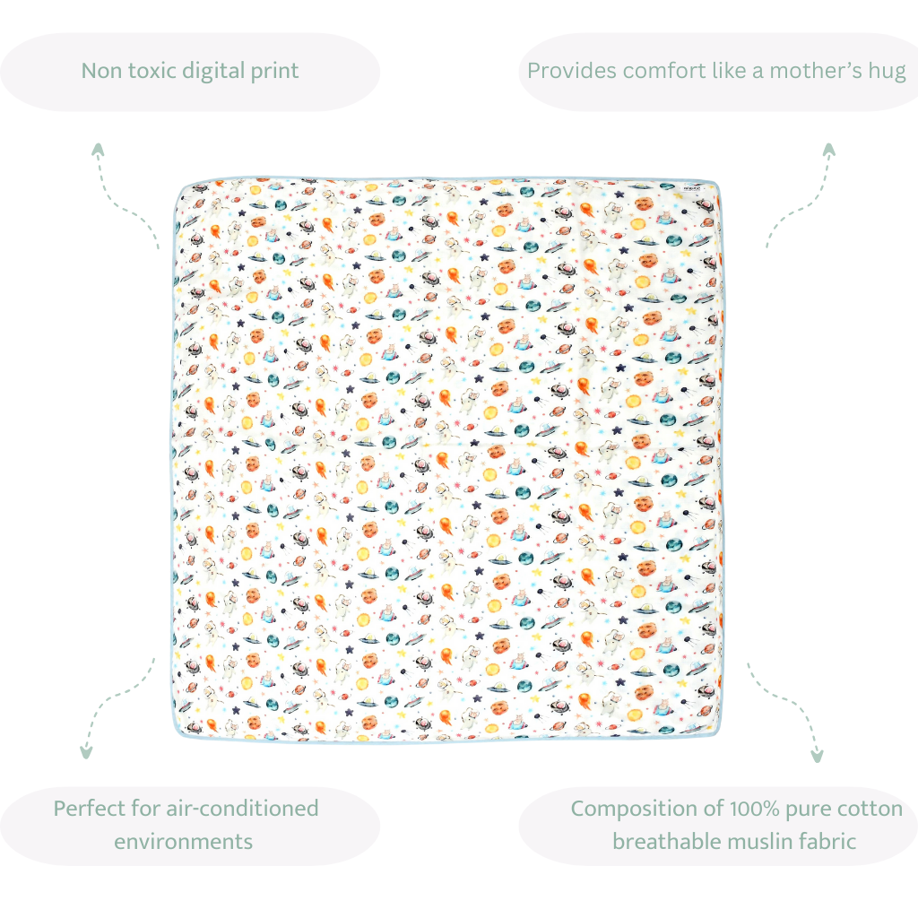 Pets of the Galaxy Muslin Blanket