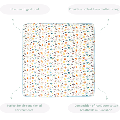 Pets of the Galaxy Muslin Blanket