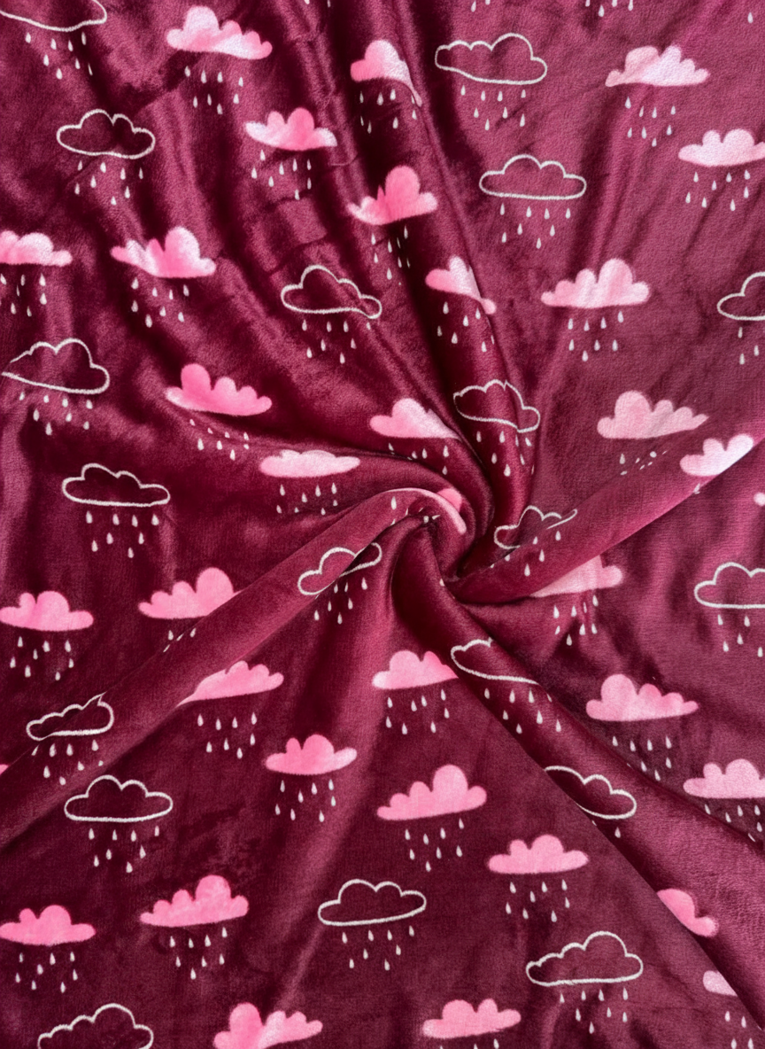 Cloud Nine Flannel Sherpa Blanket