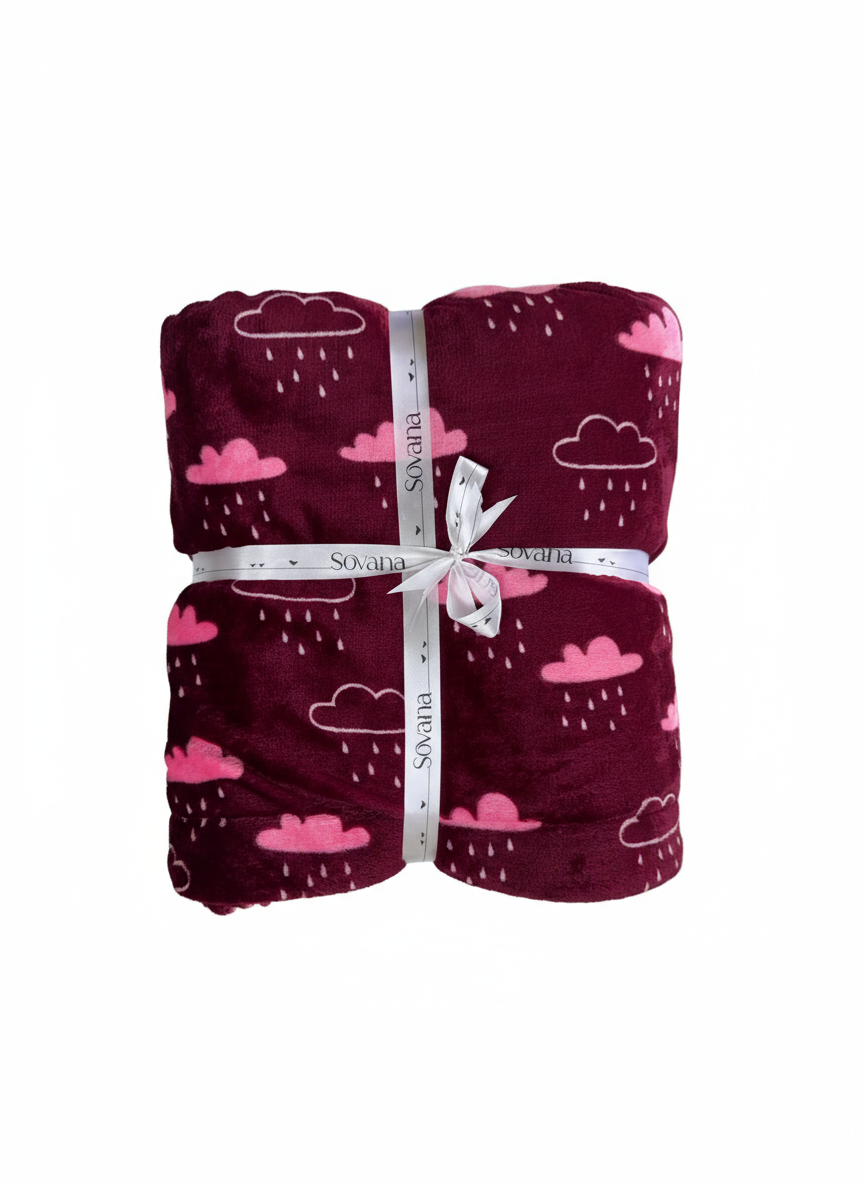 Cloud Nine Flannel Sherpa Blanket