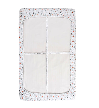 Ferns & Roses Fitted Cribsheet