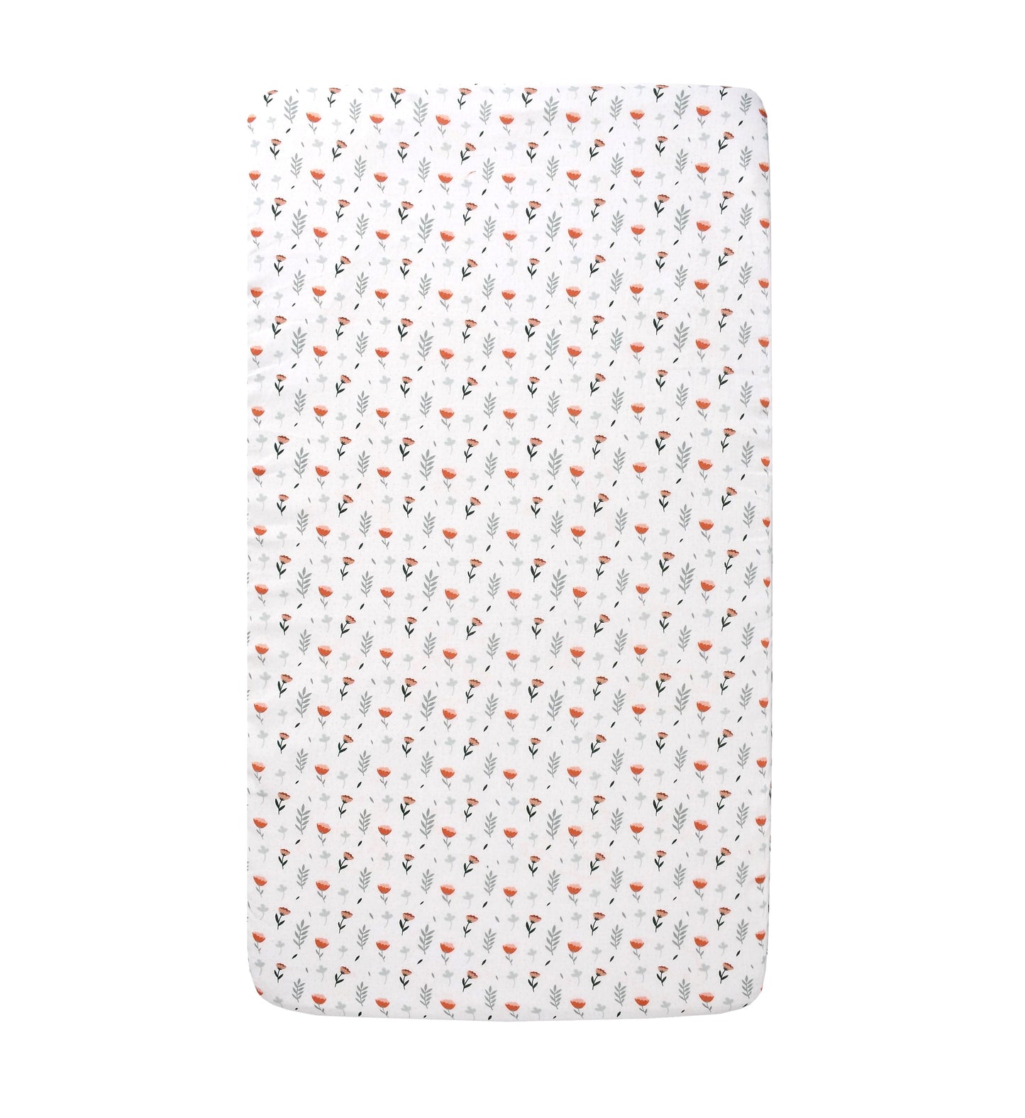 Ferns & Roses Fitted Cribsheet
