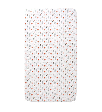 Ferns & Roses Fitted Cribsheet