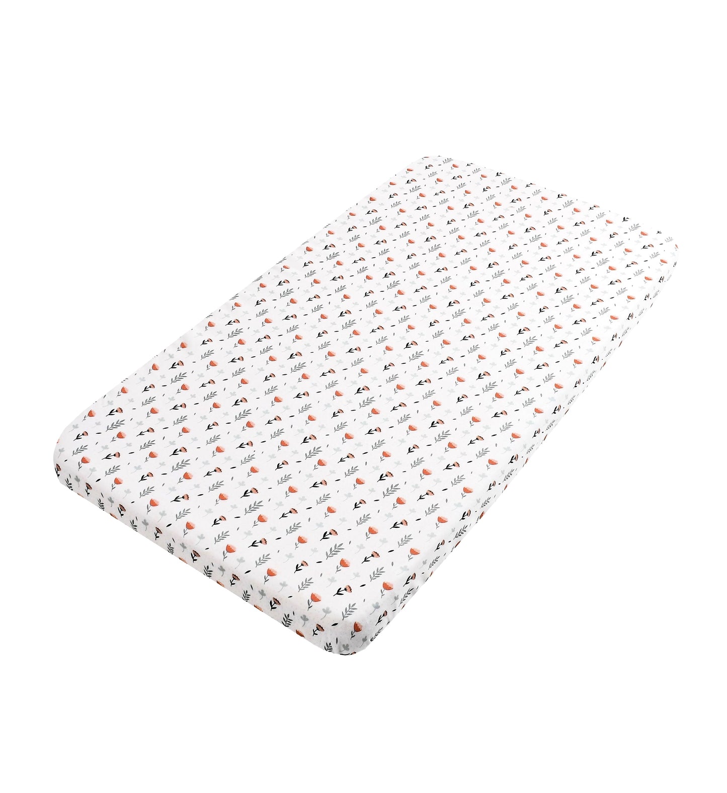 Ferns & Roses Fitted Cribsheet