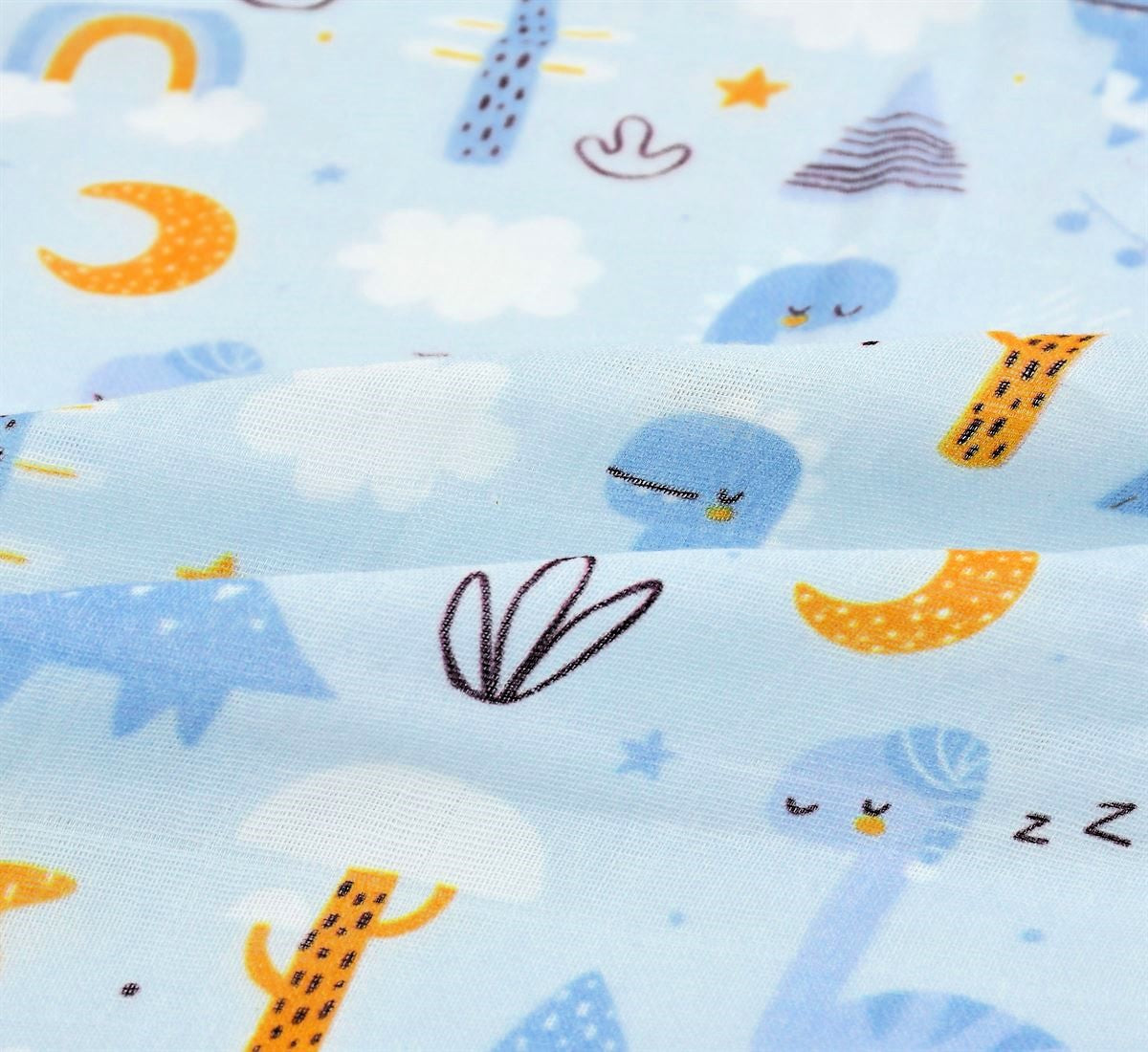 Blue Swaddles Set of 5