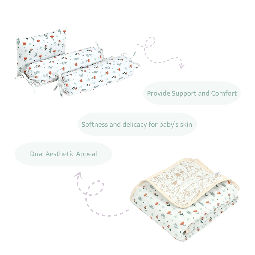Ferns & Roses Bedding Set