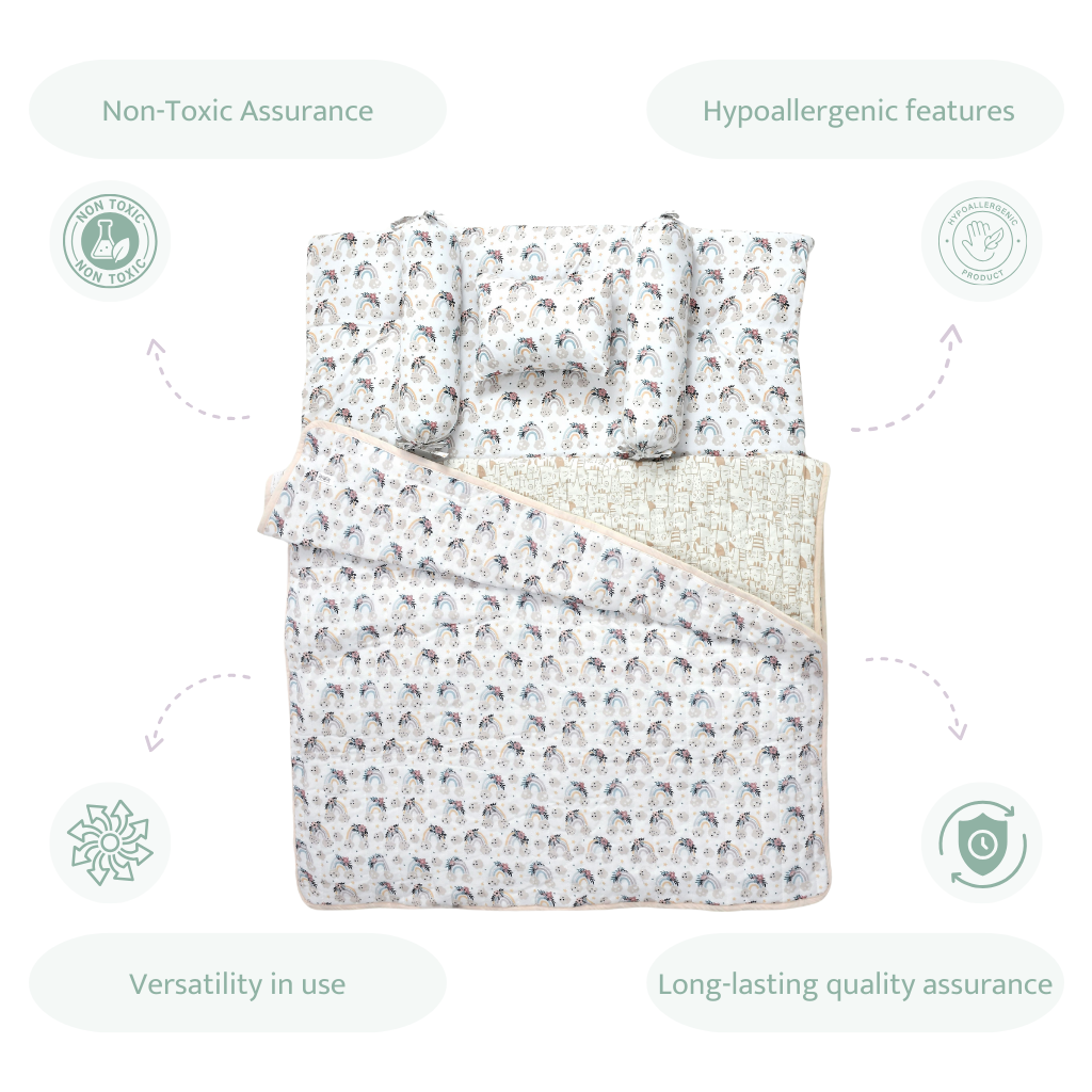 Rainbow Vibes Bedding Set