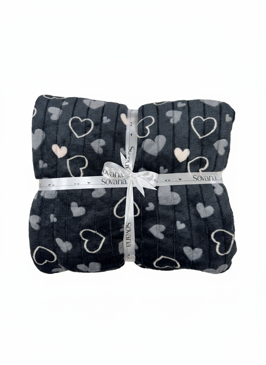 Warm Love Flannel Sherpa Blanket