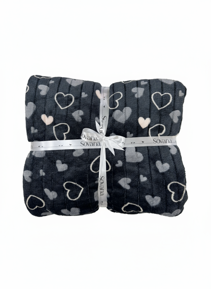 Warm Love Flannel Sherpa Blanket