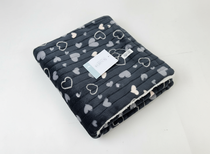 Warm Love Flannel Sherpa Blanket